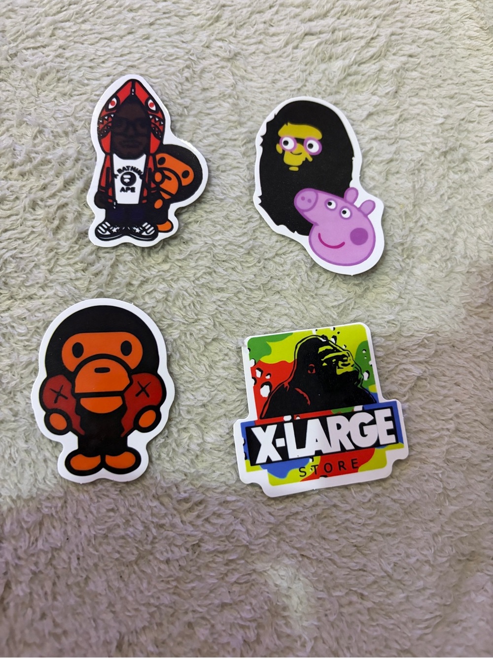 Bape  Gorilla Sticker decals